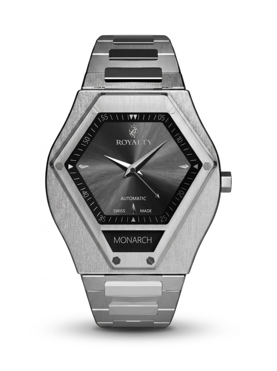 ROYALTY Monarch — Steel • Integrated Bracelet